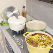 Hawsaiy 5 Qt Dutch Oven Pot with Lid,Nonstick Enameled Dutch Oven for Stews,Soups,Baking