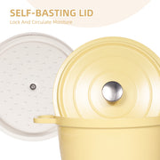 Hawsaiy 5 Qt Dutch Oven Pot with Lid,Nonstick Enameled Dutch Oven for Stews,Soups,Baking