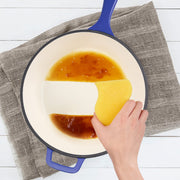 Hawsaiy Enameled Cast Iron Skillets, 2-in-1 Cast Iron Dutch Oven Pot with Lid Set, 3QT Dutch Oven + 1.5QT Skillet for Frying, Baking, Stewing, Grilling