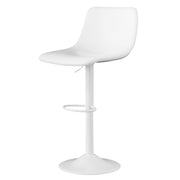 Nalupatio Bar Stools Set of 2/4, Adjustable Bar Stools with Back, Modern PU Leather Swivel Height Adjustable Stool Chair for Home Kitchen Island