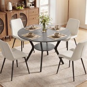 Hawsaiy Dining Table Set for 4, 42.1