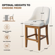Hawsaiy Bar Stool Set of 2/4/6, 26