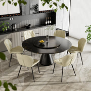 Hawsaiy Modern Ergonomic Dining Chair Set of 2 with Metal Legs