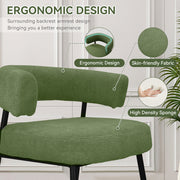 Hawsaiy Counter Height Bar Stools Set of 2, Pelletized Velvet Upholstered Modern Counter Stool,Low Back Barstools, Velvet Bar Chairs with Metal Legs,Beige