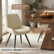 Hawsaiy 5 Piece Extendable Dining Table Set for 4, 47.24