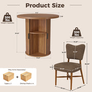 Hawsaiy 3-Piece Dining Table Set for 2, 31.5
