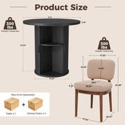 Hawsaiy 3-Piece Dining Table Set for 2, 31.5