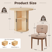 Hawsaiy 3-Piece Dining Table Set for 2, 31.5