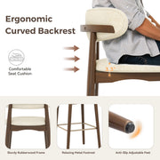 Hawsaiy Counter Height Bar Stools Set of 2, 26