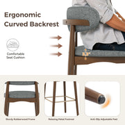 Hawsaiy Counter Height Bar Stools Set of 2, 26