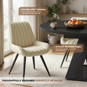 Hawsaiy 5 Piece Extendable Dining Table Set for 4, 47.24