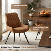 Hawsaiy 5 Piece Extendable Dining Table Set for 4, 47.24