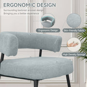 Hawsaiy Counter Height Bar Stools Set of 2, Pelletized Velvet Upholstered Modern Counter Stool,Low Back Barstools, Velvet Bar Chairs with Metal Legs,Beige