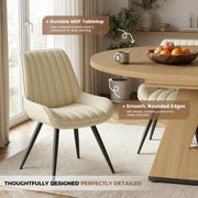 Hawsaiy 5 Piece Extendable Dining Table Set for 4, 47.24