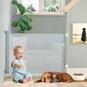 Hawsaiy Retractable Baby Safety Gate for Baby and Pet Extends to 55