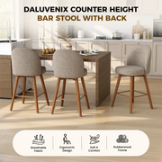 Hawsaiy Modern Swivel Bar Stools Set of 2/3/4, 26
