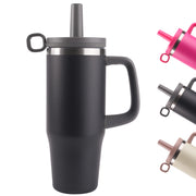 Hawsaiy 32/40 oz Stainless Steel Tumbler with Handle, Double Wall Vacuum Insulated for Fitness, Office, Car