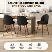 Hawsaiy Modern Swivel Bar Stools Set of 2/3/4, 26