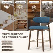 Hawsaiy Counter Height Bar Stools Set of 2, 26