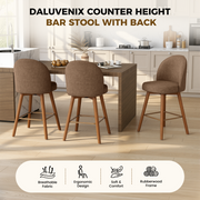 Hawsaiy Modern Swivel Bar Stools Set of 2/3/4, 26