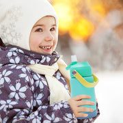 Hawsaiy 12oz Kids Insulated Water Bottle with Straw Lid, Leak-Proof Stainless Steel BPA-Free for School Boys and Girls