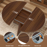 Hawsaiy 5 Piece Extendable Dining Table Set for 4, 47.24