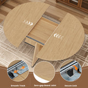Hawsaiy 5 Piece Extendable Dining Table Set for 4, 47.24