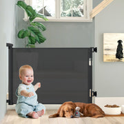 Hawsaiy Retractable Baby Safety Gate for Baby and Pet Extends to 55
