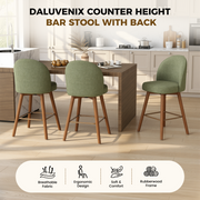 Hawsaiy Modern Swivel Bar Stools Set of 2/3/4, 26