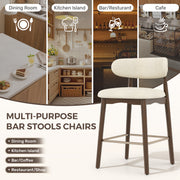 Hawsaiy Counter Height Bar Stools Set of 2, 26