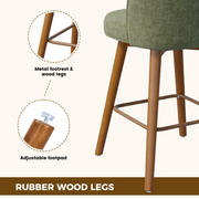 Hawsaiy Modern Swivel Bar Stools Set of 2/3/4, 26