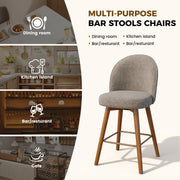Hawsaiy Modern Swivel Bar Stools Set of 2/3/4, 26