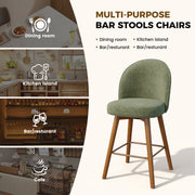 Hawsaiy Modern Swivel Bar Stools Set of 2/3/4, 26