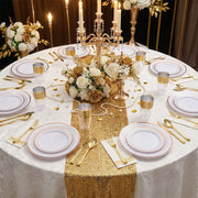 Hawsaiy 350 Pieces Silver Disposable Plastic Plates for 50 Guests