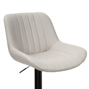 Hawsaiy Adjustable Bar Stools Set of 1/2/3/4,Swivel Counter Height Bar Chairs with Back, Modern Technical Fabric Barstools for Kitchen Island & Home