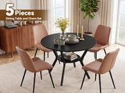 Hawsaiy Dining Table Set for 4, 42.1
