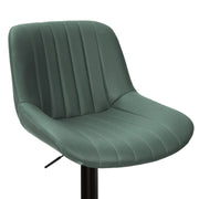 Hawsaiy Adjustable Bar Stools Set of 1/2/3/4,Swivel Counter Height Bar Chairs with Back, Modern Technical Fabric Barstools for Kitchen Island & Home