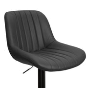 Hawsaiy Adjustable Bar Stools Set of 1/2/3/4,Swivel Counter Height Bar Chairs with Back, Modern Technical Fabric Barstools for Kitchen Island & Home