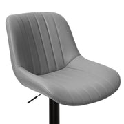 Hawsaiy Adjustable Bar Stools Set of 1/2/3/4,Swivel Counter Height Bar Chairs with Back, Modern Technical Fabric Barstools for Kitchen Island & Home