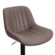 Hawsaiy Adjustable Bar Stools Set of 1/2/3/4,Swivel Counter Height Bar Chairs with Back, Modern Technical Fabric Barstools for Kitchen Island & Home