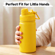 Hawsaiy 12oz Insulated Kids Water Bottle with Double Drinking Lids, Stainless Steel Water Bottle for School & Outdoor