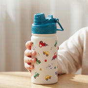 Hawsaiy 12oz Insulated Kids Water Bottle with Double Drinking Lids, Stainless Steel Water Bottle for School & Outdoor