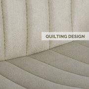 Hawsaiy Modern Dining Room Chairs Set of 2/4/6, Upholstered Kitchen Dinner Chair Fabric and Curved Backrest Kitchen Chairs Dark Grey