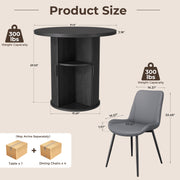 Hawsaiy 3-Piece Dining Table Set for 2, 31.5