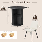 Hawsaiy 3-Piece Dining Table Set for 2, 31.5