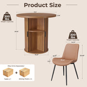 Hawsaiy 3-Piece Dining Table Set for 2, 31.5