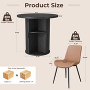 Hawsaiy 3-Piece Dining Table Set for 2, 31.5