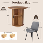 Hawsaiy 3-Piece Dining Table Set for 2, 31.5