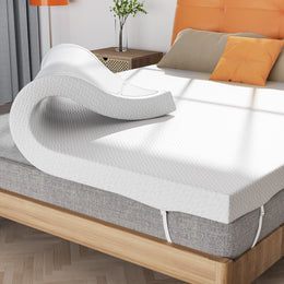 Nalupatio 3 Inch Gel Memory Foam Mattress Topper Full Size, Gel-Infused Mattress Pad Cover for Back Pain,Bed Topper with Removable & Washable Bamboo Cover Brand: Aivermeil