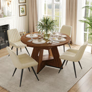 Hawsaiy 5 Piece Extendable Dining Table Set for 4, 47.24